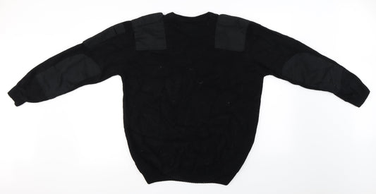 RN Mens Black Pullover Jumper Size M