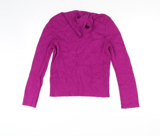 Precis Womens Purple Pullover Jumper Size L