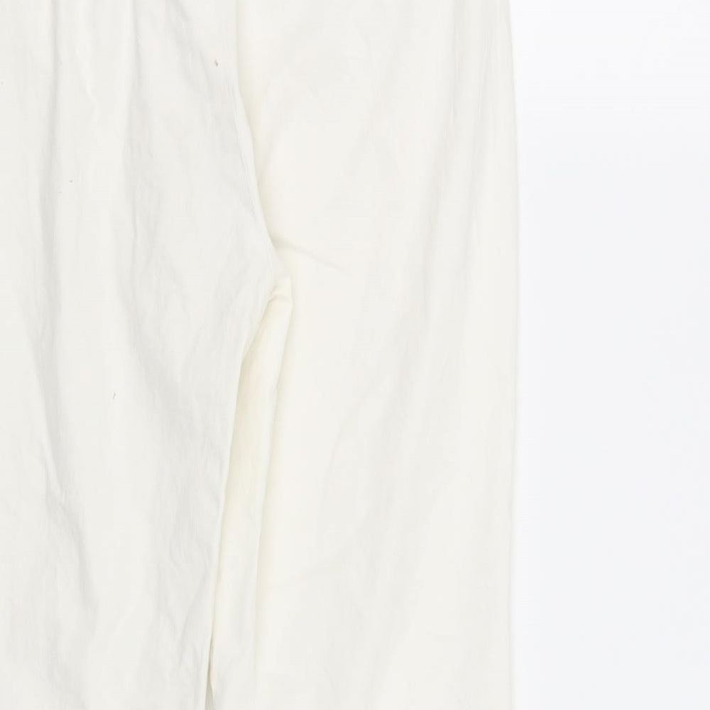 Josef Womens White Trousers Size 8 L24 in