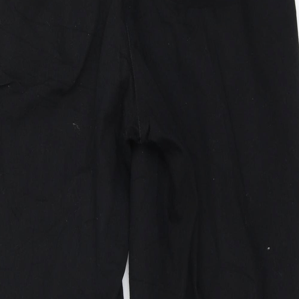Debenhams Womens Black Floral Trousers Size 16 L21 in