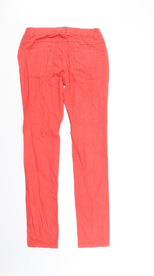 Tom Taylor Womens Orange Straight Jeans Size L L34 in