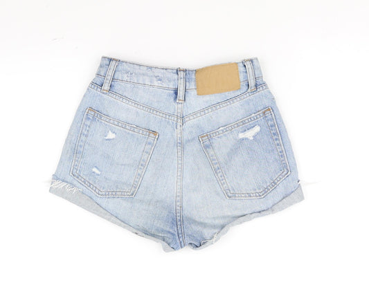 Divided Womens Blue Cut-Off Shorts Size 4