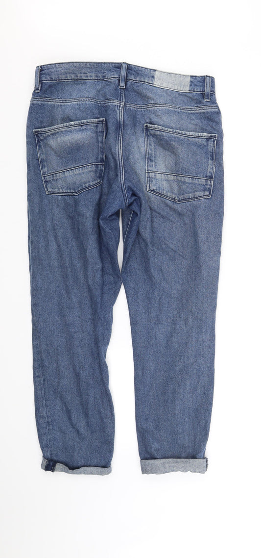 ASOS Mens Blue Straight Jeans Size M L28 in