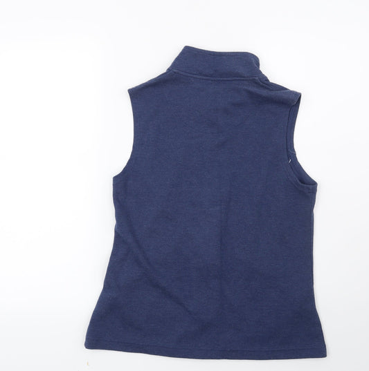 DASH Womens Blue Gilet Jacket Size 10