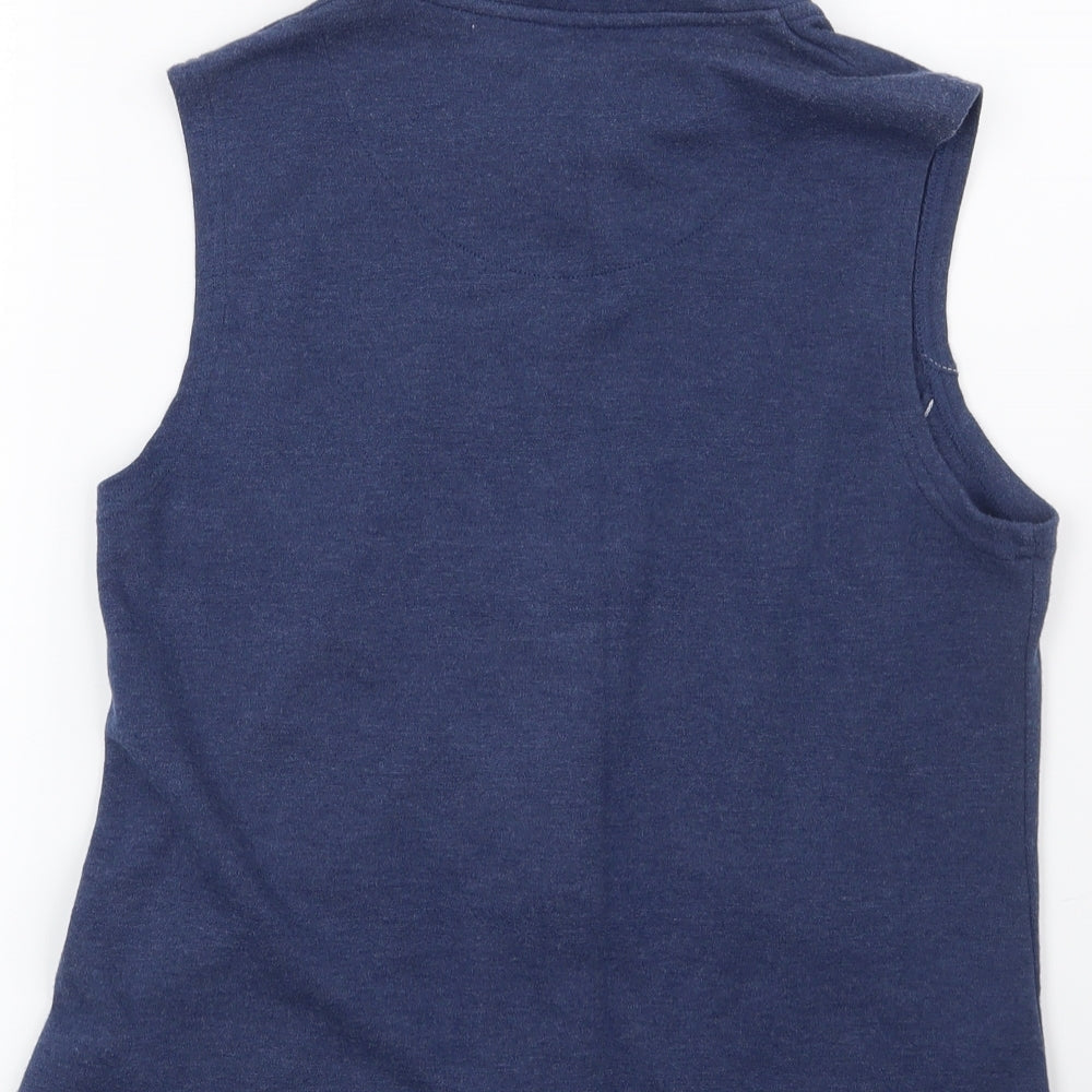DASH Womens Blue Gilet Jacket Size 10