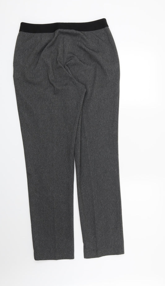 Papaya Womens Grey Trousers Size 10 L30 in