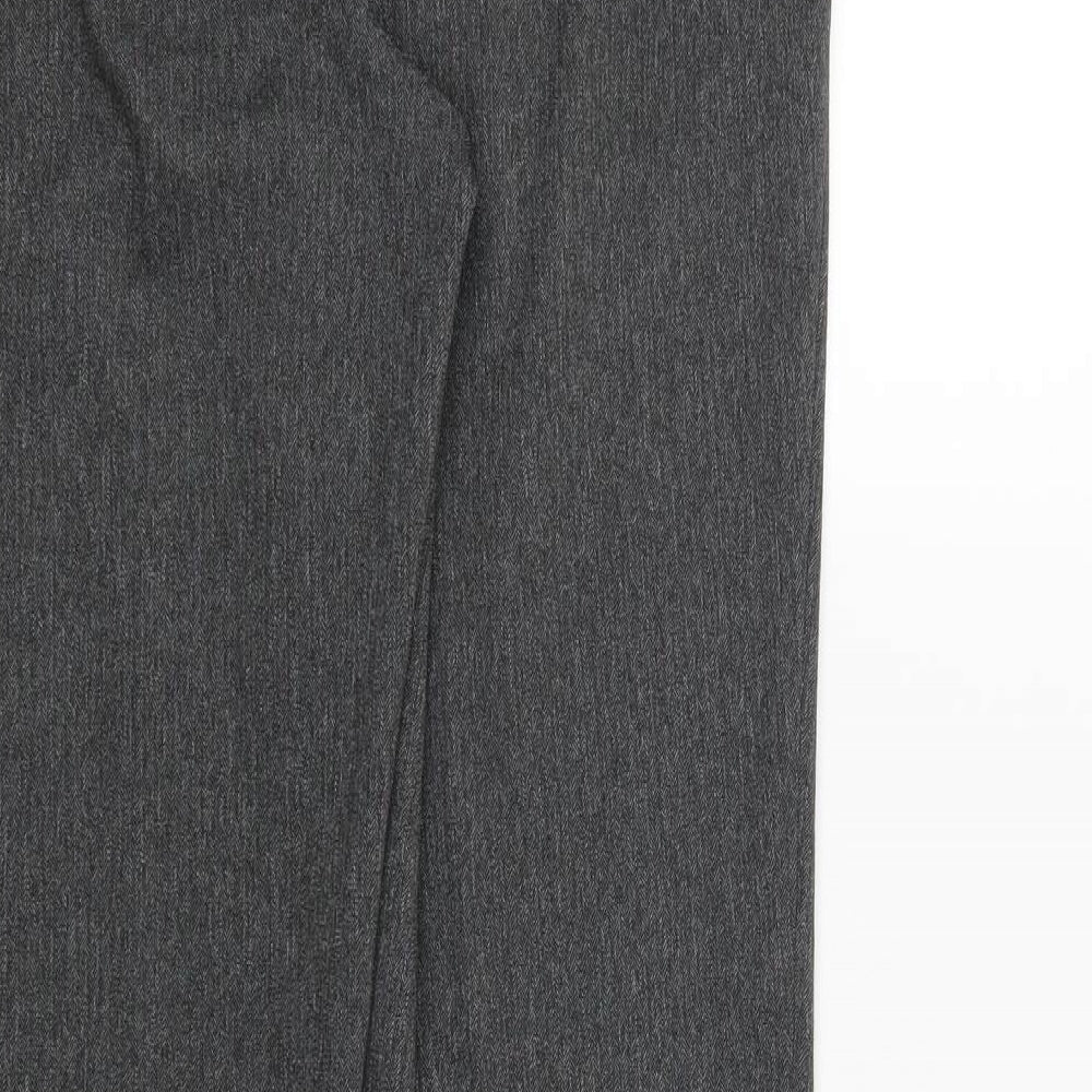 Papaya Womens Grey Trousers Size 10 L30 in