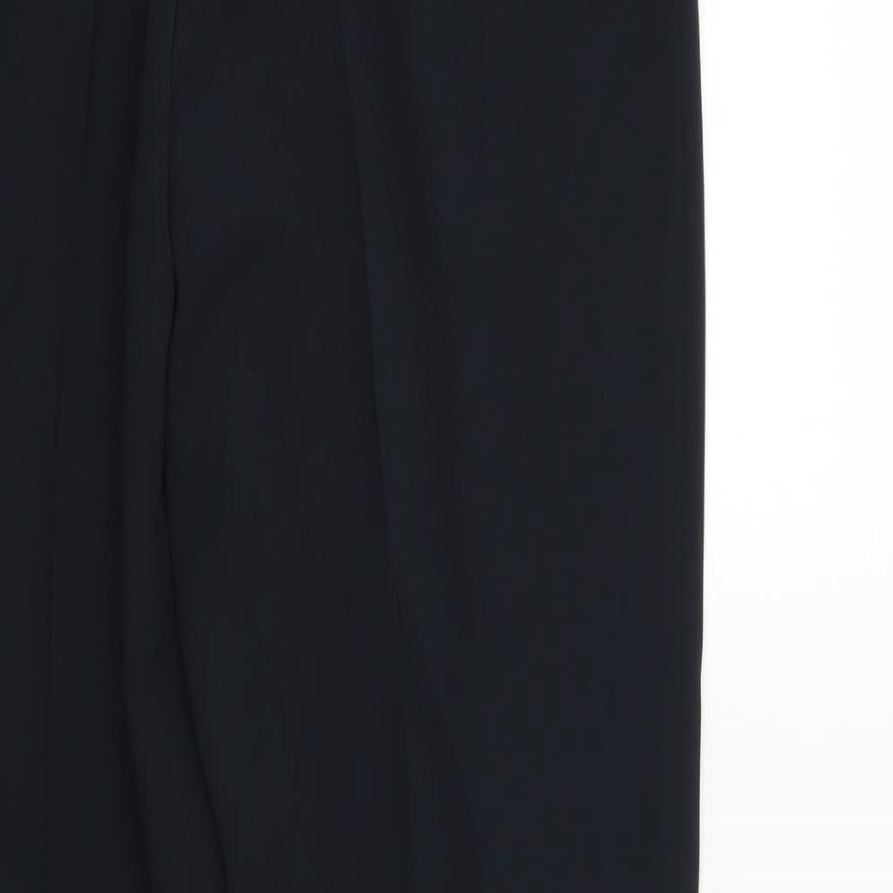 Preworn Womens Blue Trousers Size 16 L32 in