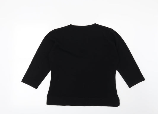 Dorothy Perkins Womens Black Pullover Jumper Size 16