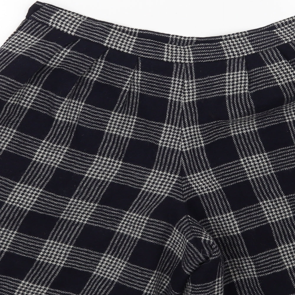 Preworn Womens Blue Check Hot Pants Shorts Size XL