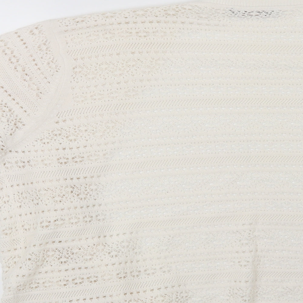 BHS Womens Beige Cardigan Jumper Size 18