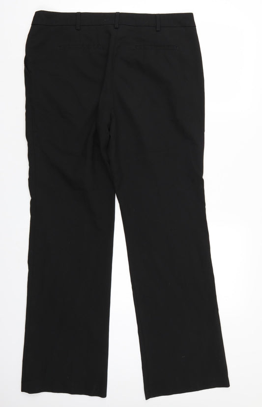 NEXT Womens Black Trousers Size 14 L31 in