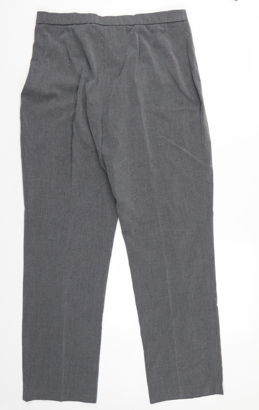 magi Womens Grey Trousers Size 16 L31 in