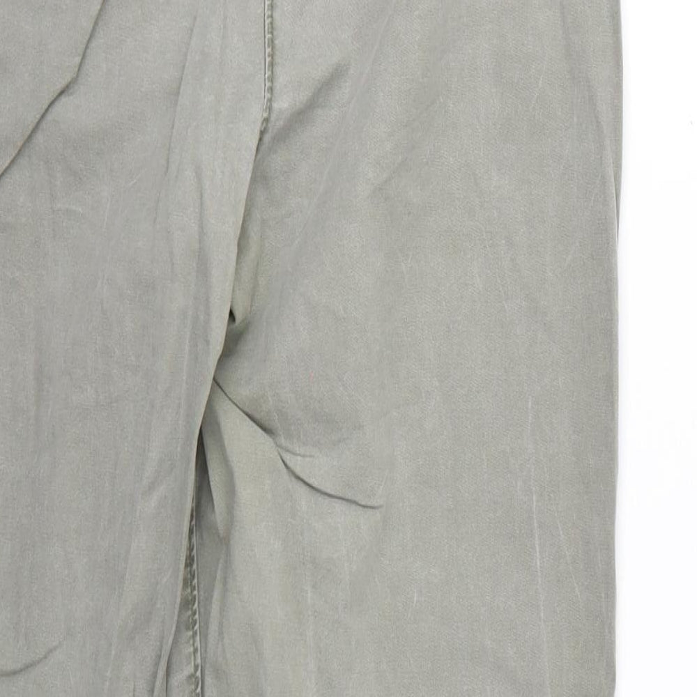 NEXT Womens Green Trousers Size 14 L28 in