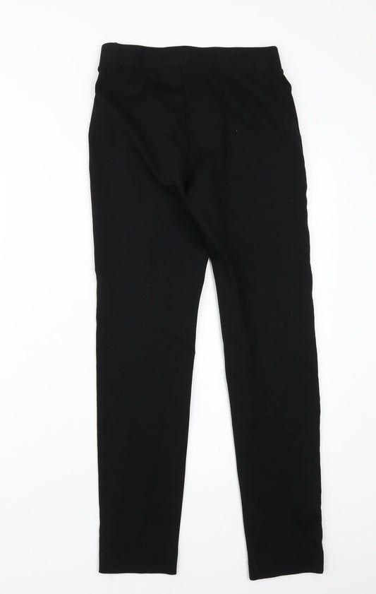 Marks and Spencer Womens Black Carrot Leggings Size 8 L28 in