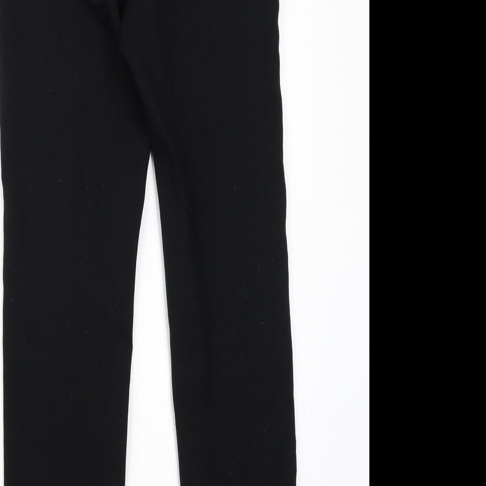 Marks and Spencer Womens Black Carrot Leggings Size 8 L28 in