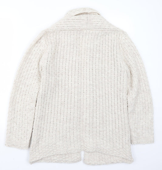 Pullover Womens Ivory Cardigan Jumper Size L