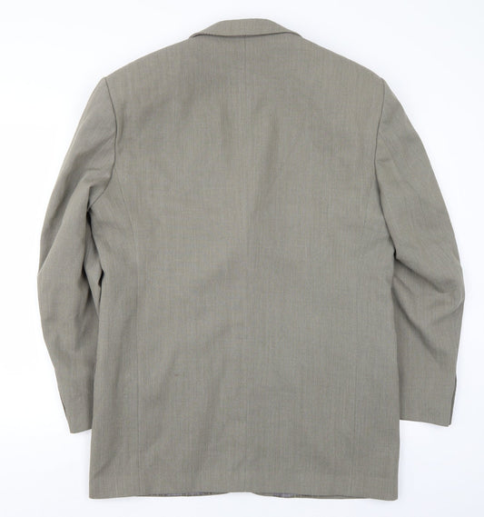 r i collection Mens Grey Jacket Suit Jacket Size 42