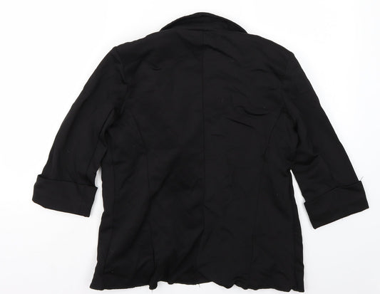Model Womens Black Jacket Blazer Size L