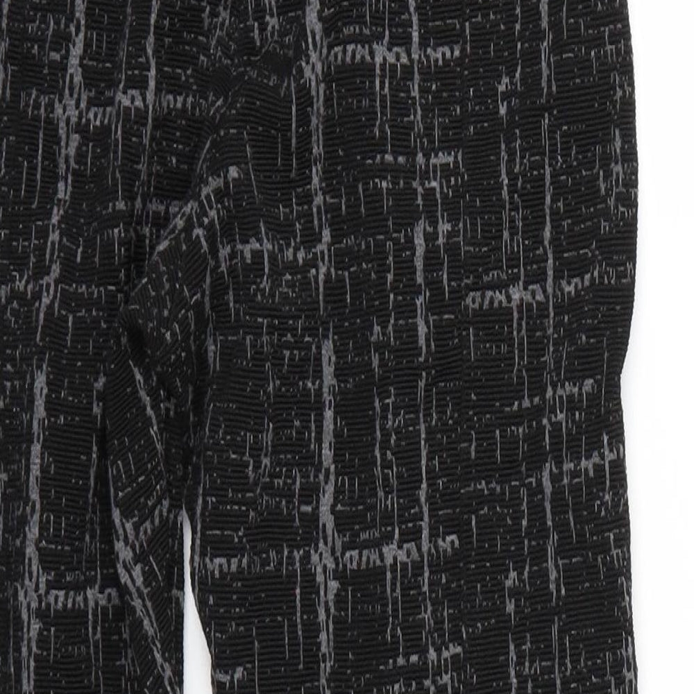 NEXT Womens Black Trousers Size 12 L23 in