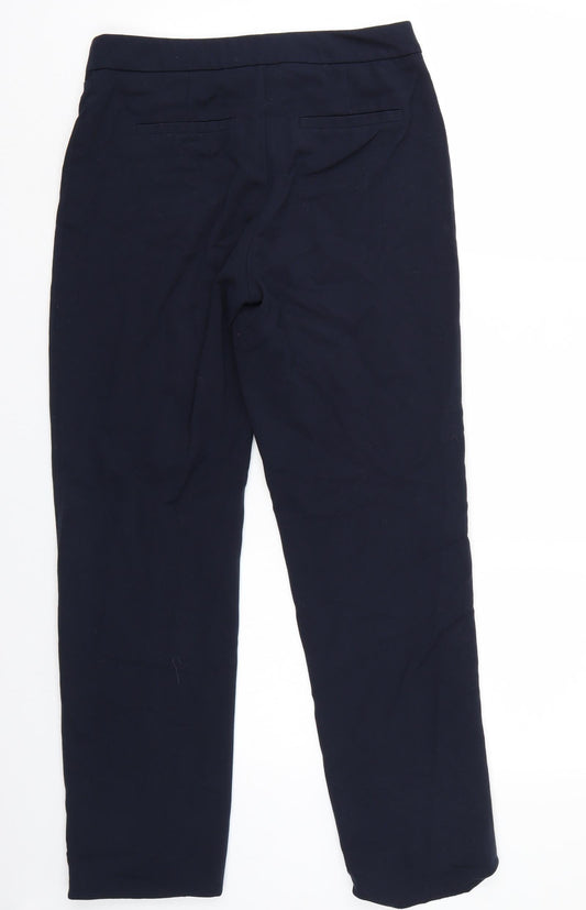 Marks and Spencer Womens Blue Trousers Size 8 L28 in