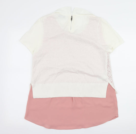 NEXT Womens Pink Basic Blouse Size 12