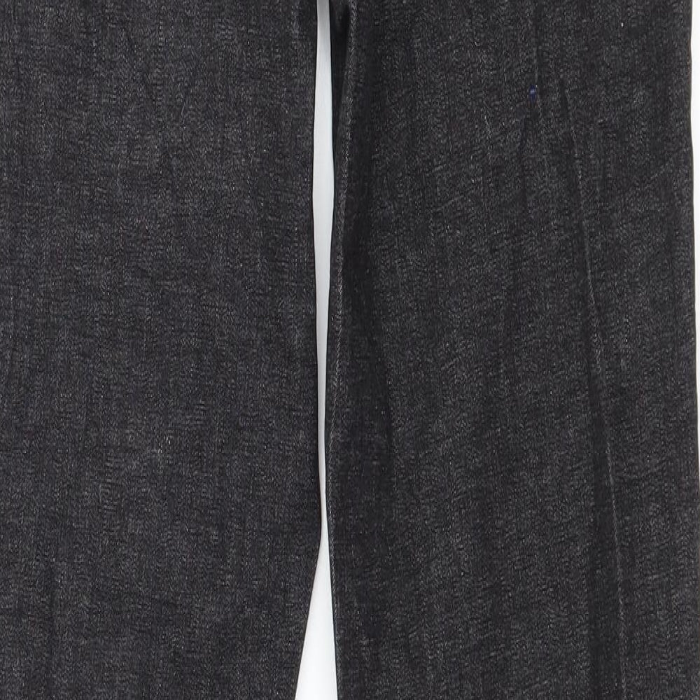 Brand and care label for ESPRIT women’s grey denim jegging jeans, size UK 30, in, 30-inch leg