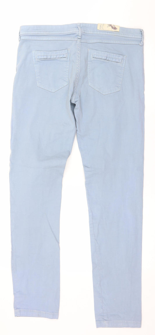 River Island Womens Blue Denim Skinny Jeans Size 12 L31 in