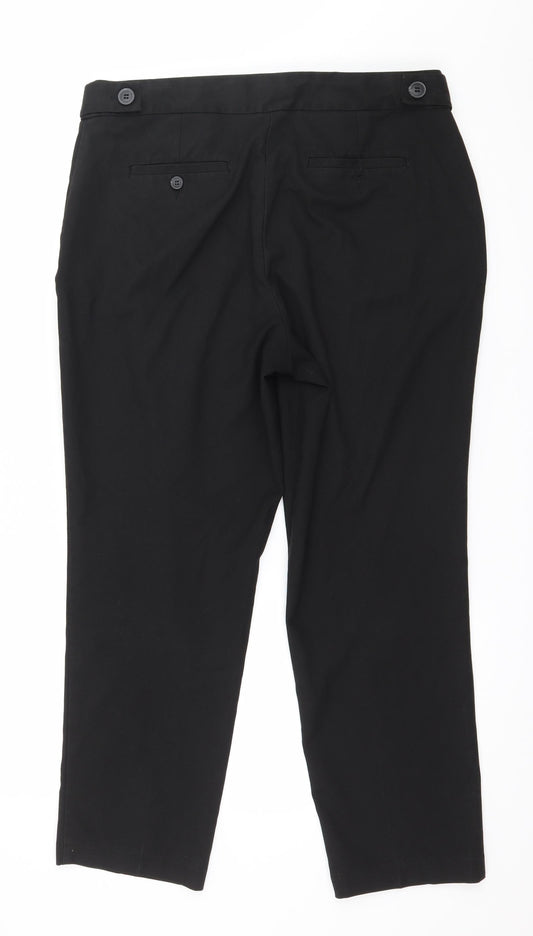 Marks and Spencer Womens Blue Trousers Size 14 L27 in