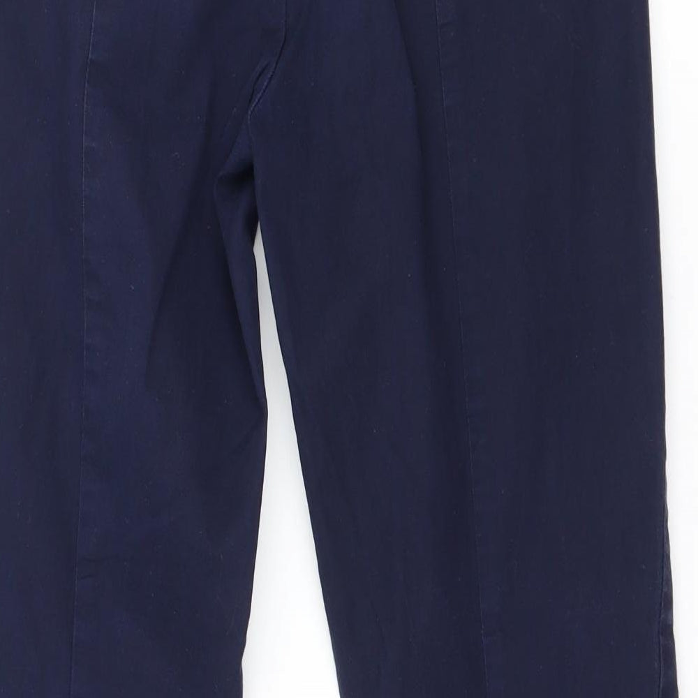Brand and care label for Gap women’s blue trousers, size UK 6, 26-inch leg