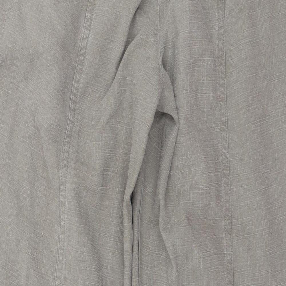 Per Una Womens Green Trousers Size 8 L27 in