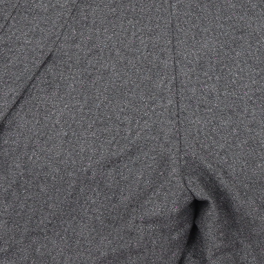 Warehouse Womens Grey Paperbag Shorts Size 30 in