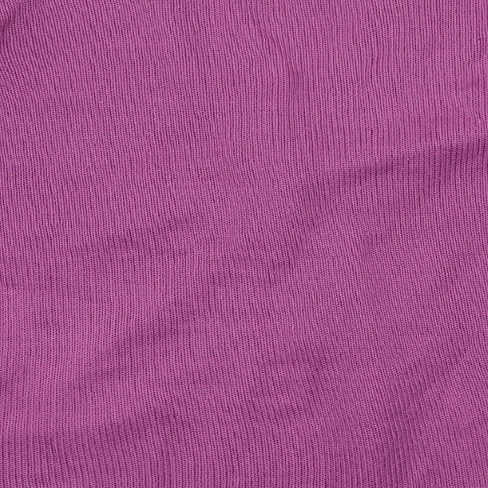 Brand and care label for Damart women’s pink cardigan jumper, size UK 14