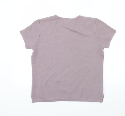 Viz-A-Viz Womens Purple Pullover Jumper Size 10