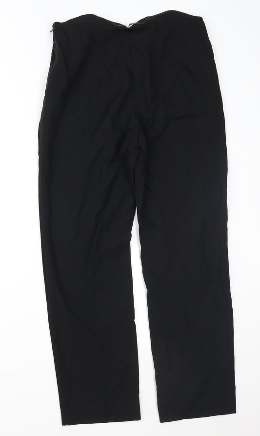 Marks and Spencer Womens Black Trousers Size 12 L27 in