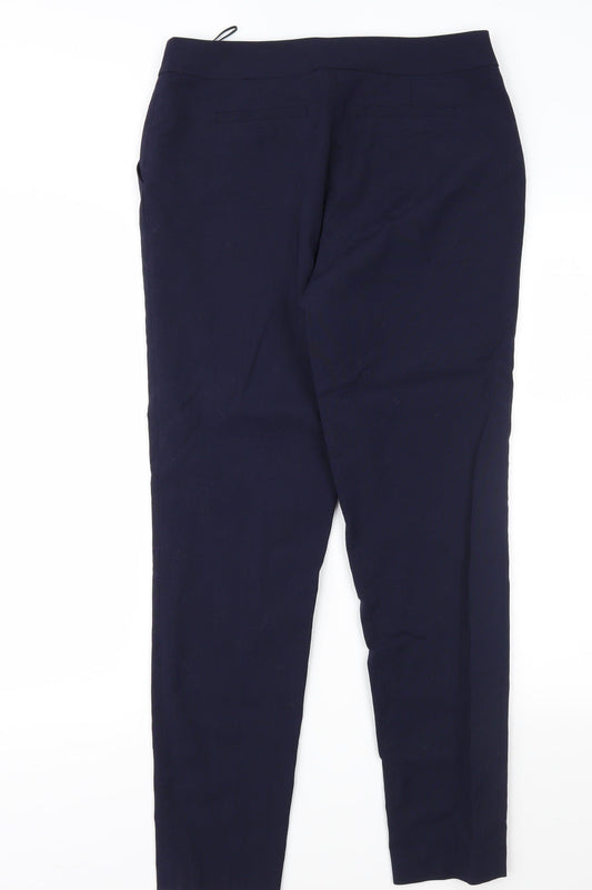 Preworn Womens Blue Trousers Size 12 L28 in