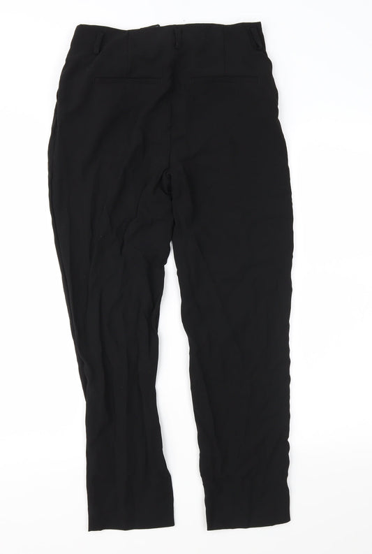 H&M Womens Black Trousers Size 8 L26 in