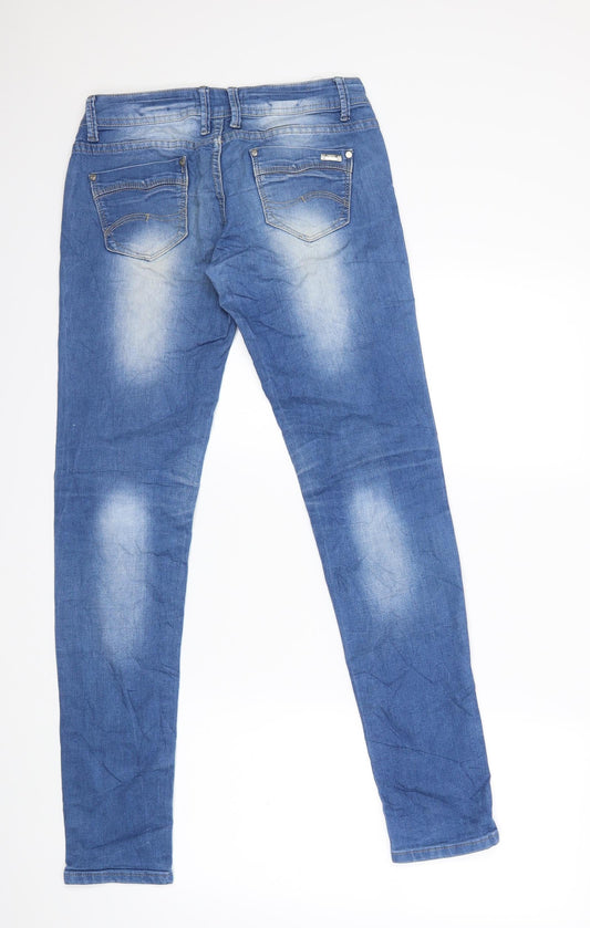adora's Womens Blue Denim Skinny Jeans Size 10 L31 in