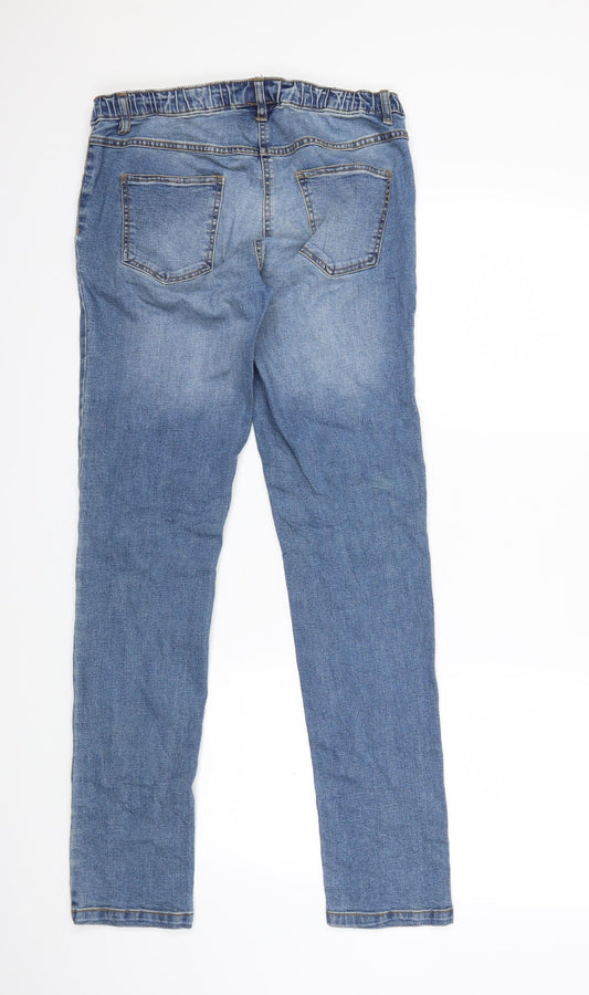 Preworn Womens Blue Denim Skinny Jeans Size 30 in L30 in