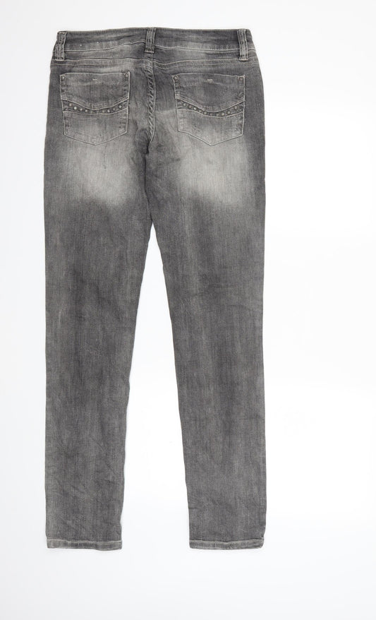 ORSAY Womens Grey Denim Skinny Jeans Size 32 in L32 in