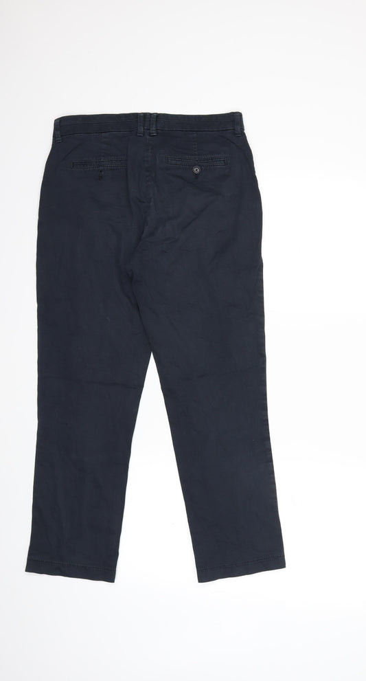 BRAX Womens Blue Chino Trousers Size 10 L27 in