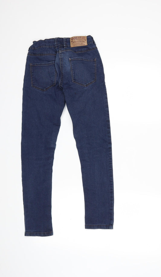 NEXT Girls Blue Denim Skinny Jeans Size 10 Years
