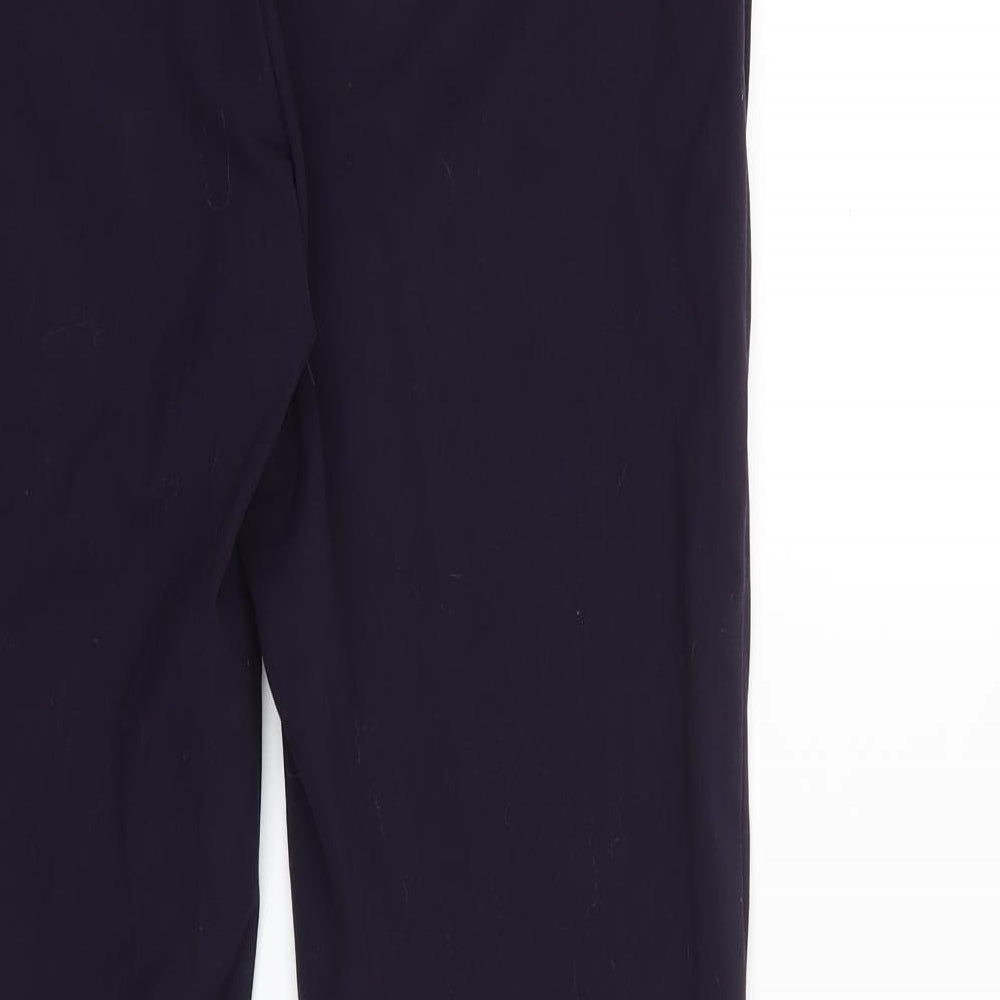 H&M Womens Blue Trousers Size 10 L28 in