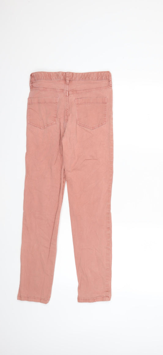 F&F Womens Pink Denim Skinny Jeans Size 6 L25 in