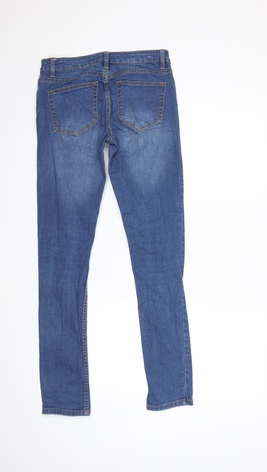 Cubus Womens Blue Denim Skinny Jeans Size 28 in L29 in