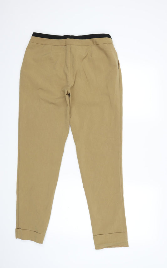 New Look Womens Brown Trousers Size 12 L30 in