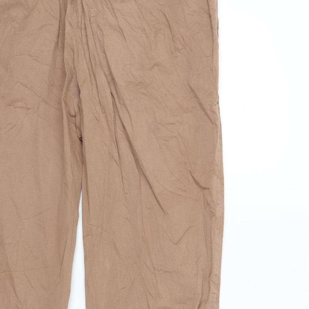 Reiko Womens Brown Chino Trousers Size 34 in L26 in