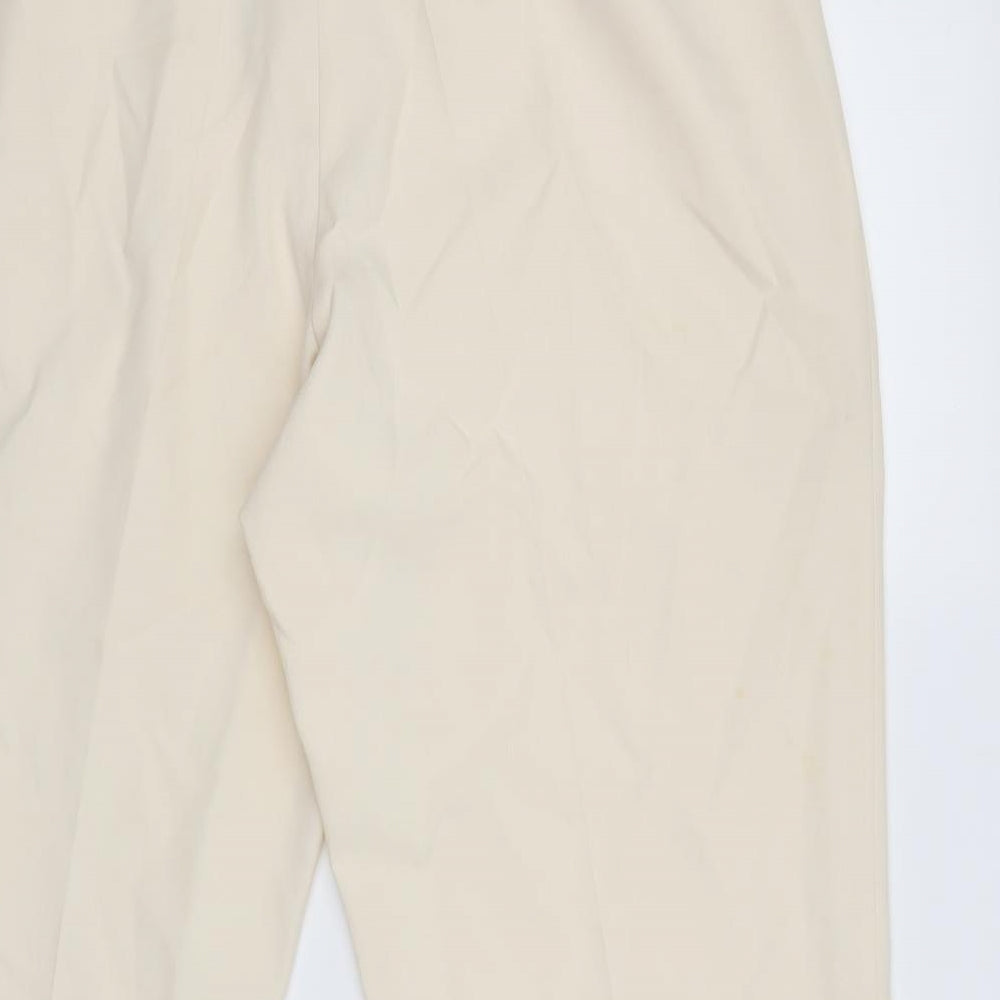 Preworn Womens Beige Trousers Size 22 L28 in