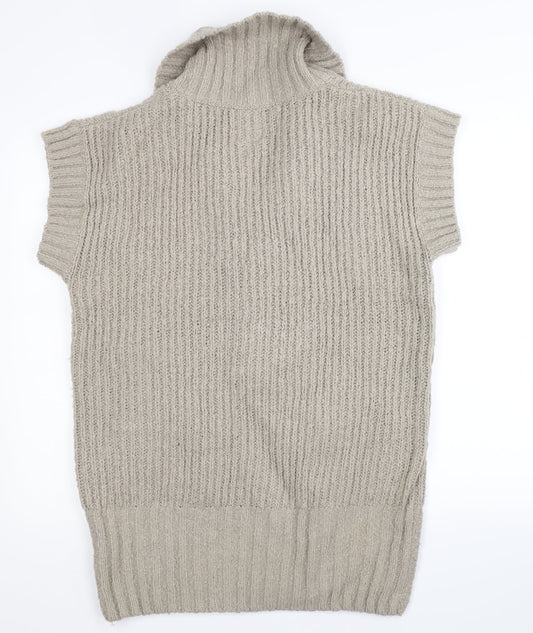 NEXT Womens Grey Knit Pullover Jumper Size M - Oversized