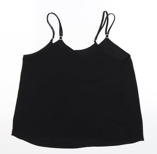River Island Womens Black Basic Tank Size 10